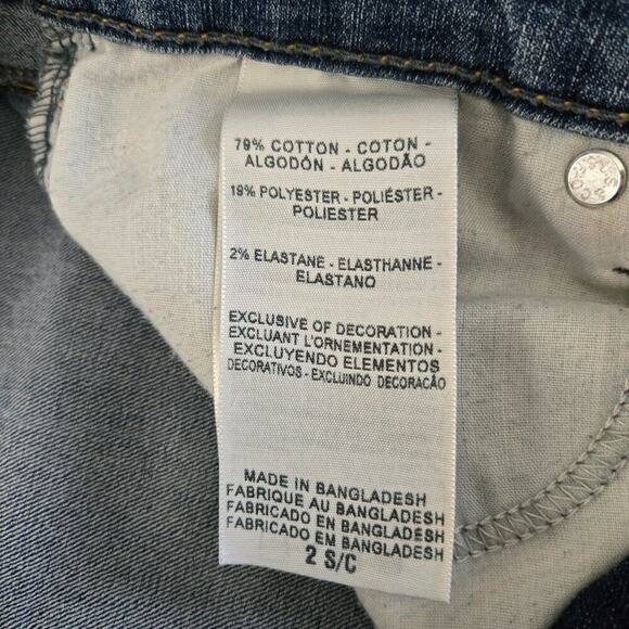 Levis Denizen Distressed 5 Pocket Skinny Jeans Women's Size 2 - Picture 9 of 9